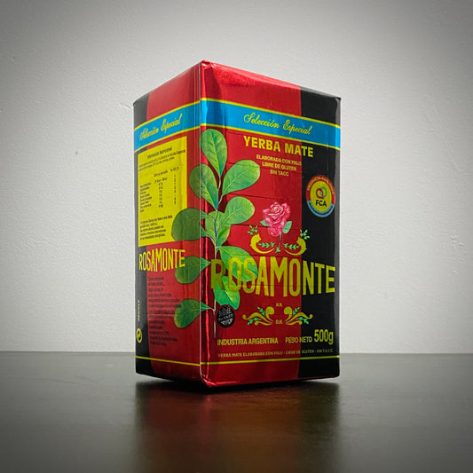Rosamonte Especial Edition 500g Yerba Mate Tea Freshest + S.Steel Bombilla Straw Included