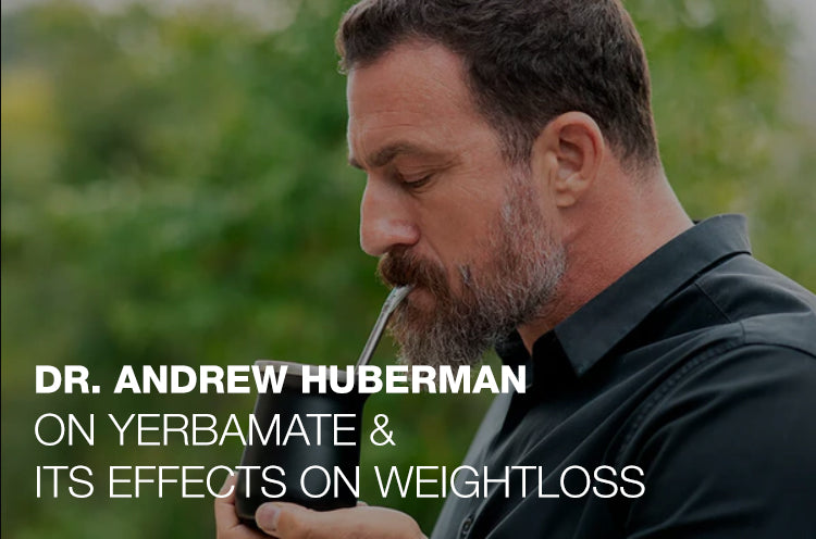 Load video: Dr. Andrew Huberman is a highly credentialed neuroscientist and professor known for his work in brain function, behavior, and health optimization. In this video, he discusses how the naturally occurring peptide GLP-1 found in Yerbamate works for appetite suppression and weight loss.